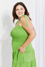 Load image into Gallery viewer, Culture Code Full Size Summer Solstice Smocked Tiered Dress