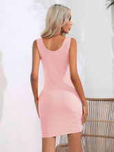 Load image into Gallery viewer, Scoop Neck Sleeveless Bodycon Dress