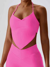 Load image into Gallery viewer, Yoga Halter Neck Sleeveless Tank Top