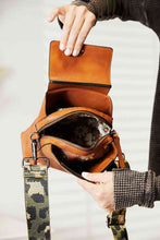 Load image into Gallery viewer, SHOMICO PU Leather Wide Strap Crossbody Bag