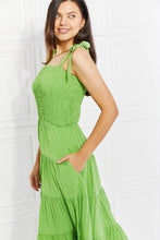 Load image into Gallery viewer, Culture Code Full Size Summer Solstice Smocked Tiered Dress