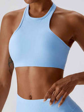 Load image into Gallery viewer, Halter Neck Sleeveless Cropped Tank Top