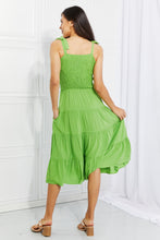 Load image into Gallery viewer, Culture Code Full Size Summer Solstice Smocked Tiered Dress