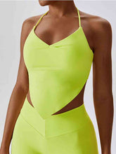 Load image into Gallery viewer, Yoga Halter Neck Sleeveless Tank Top