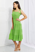 Load image into Gallery viewer, Culture Code Full Size Summer Solstice Smocked Tiered Dress