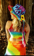 Load image into Gallery viewer, TieDye Rockstar Wide brim Fedora